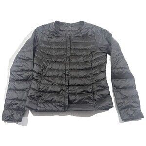 Uniqlo Womens Ultra Light Down Compact Jacket Travel Skiing Cold Puffer Black S